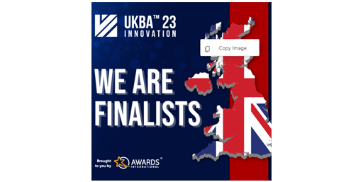 UK Business and Innovation Awards 2023 logo for finalists 