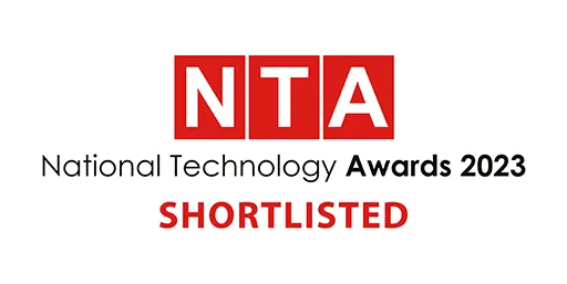 National Technology Awards 2023 Finalist logo
